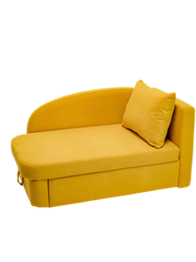 Диван-кровать правая Тедди желтый во Владикавказе