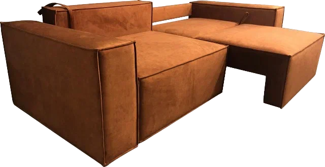 Прямой диван Лофт БЛ2-БП2 (Ремни/Еврокнижка) во Владикавказе - изображение 2