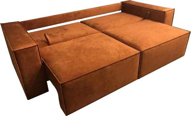 Прямой диван Лофт БЛ2-БП2 (Ремни/Еврокнижка) во Владикавказе - изображение 3