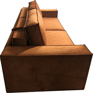Прямой диван Лофт БЛ2-БП2 (Ремни/Еврокнижка) во Владикавказе - предосмотр 4
