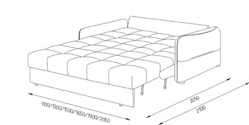 Прямой диван Токио 2 165 (НПБ) во Владикавказе - предосмотр 5