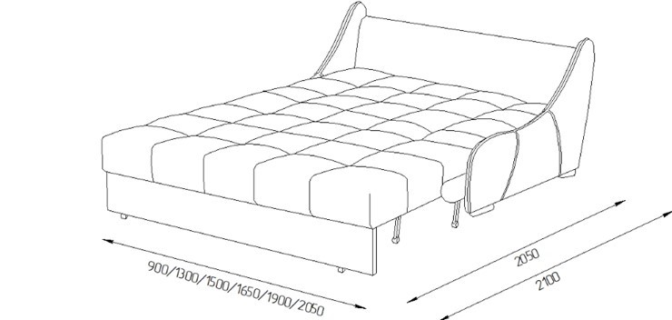 Прямой диван Токио 205 (ППУ) во Владикавказе - изображение 4