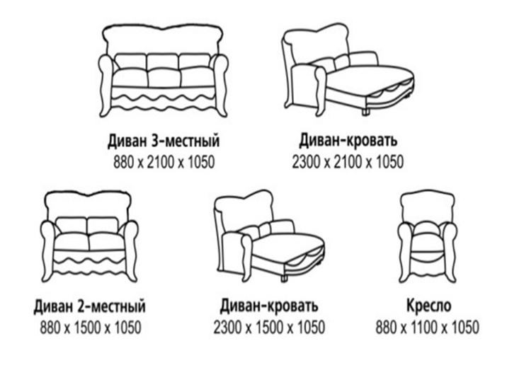 Прямой диван Барокко, ДБ3 во Владикавказе - изображение 7