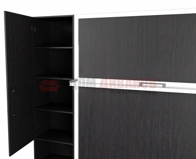 Диван Кровать-трансформер Smart (ШЛ+КД 1400+ШП), 2 шкафа, без подлокотников во Владикавказе - изображение 2