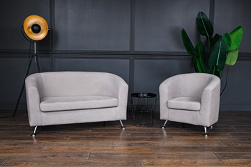 Комплект мебели Брамс  цвет бежевый диван 2Д + кресло во Владикавказе