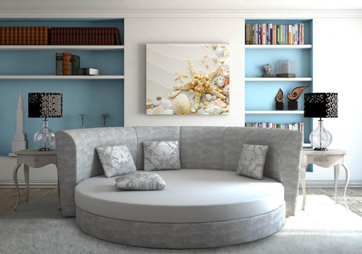 Круглый диван-кровать Смайл во Владикавказе - изображение 5