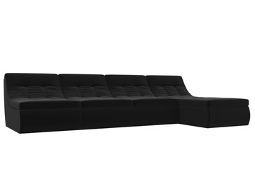 Большой модульный диван Холидей, Черный (микровельвет) во Владикавказе