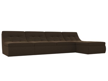 Большой модульный диван Холидей, Коричневый (микровельвет) во Владикавказе