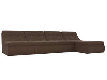 Модульный угловой диван Холидей, Коричневый (рогожка) во Владикавказе