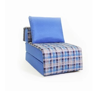 Бескаркасное кресло-кровать Харви, синий - квадро во Владикавказе