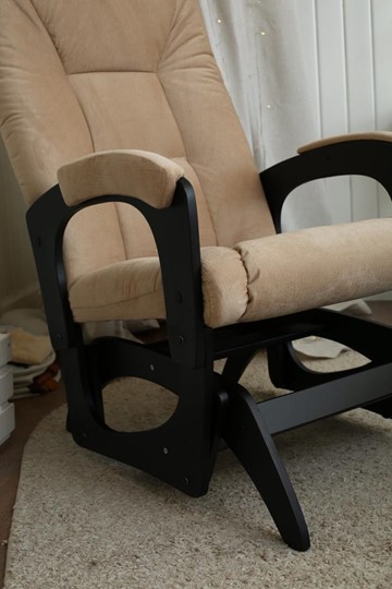 Кресло-качалка Леон маятниковая, ткань AMIGo песок 29-Т-П во Владикавказе - изображение 8
