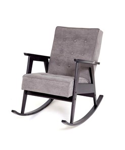 Кресло-качалка Ретро (венге / RS 15 - темно-серый) во Владикавказе