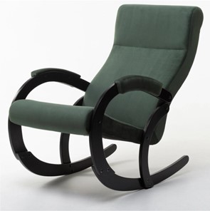 Кресло-качалка в гостиную Корсика, ткань Amigo Green 34-Т-AG во Владикавказе