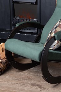 Кресло-качалка в гостиную Корсика, ткань Amigo Green 34-Т-AG во Владикавказе - предосмотр 6