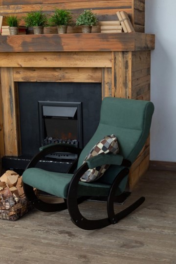 Кресло-качалка в гостиную Корсика, ткань Amigo Green 34-Т-AG во Владикавказе - изображение 7