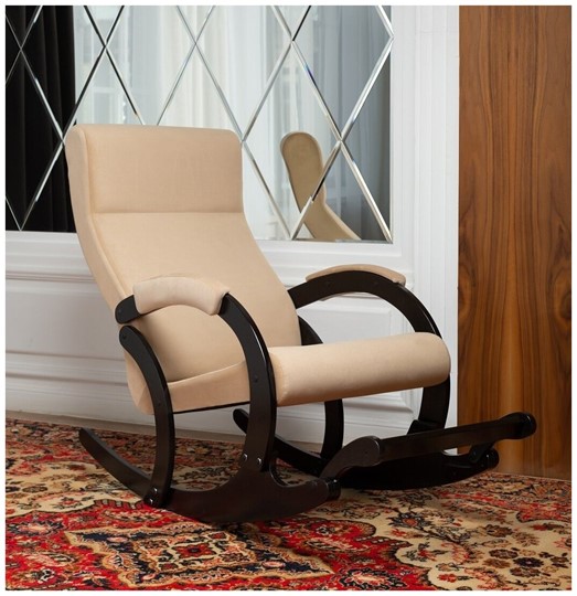 Кресло-качалка в гостиную Марсель, ткань Amigo Beige 33-Т-AB во Владикавказе - изображение 6