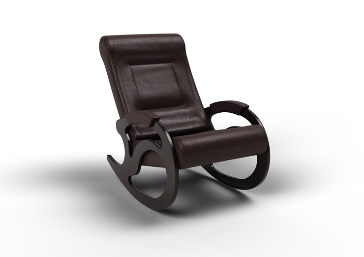 Кресло-качалка Вилла, экокожа крем 11-К-КР во Владикавказе - изображение 1