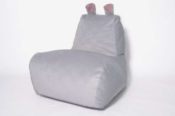 Кресло-мешок Бегемот серый во Владикавказе - изображение
