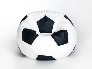 Кресло-мешок Мяч большой, бело-черный во Владикавказе