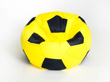 Кресло-мешок Мяч большой, желто-черный во Владикавказе