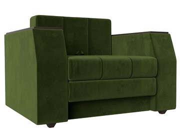 Кресло раскладное Атлантида, Зеленый (Микровельвет) во Владикавказе