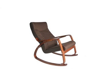 Кресло-качалка Женева, ткань шоколад во Владикавказе - предосмотр