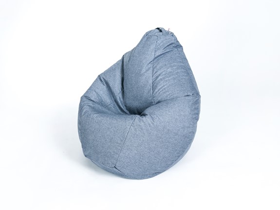 Кресло-мешок Хоум малое, серая во Владикавказе - изображение