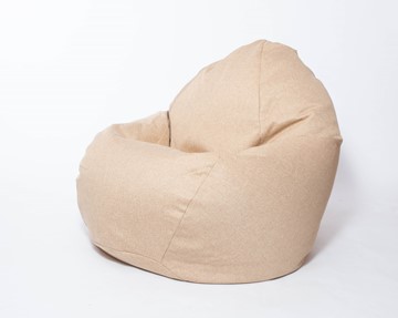 Кресло-мешок Макси, рогожка, 150х100, песочное во Владикавказе - предосмотр