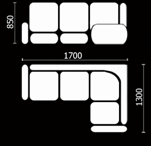 Кухонный угловой диван Нео КМ-01 (168х128 см.) во Владикавказе - предосмотр 3