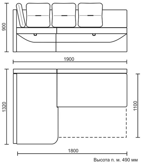 Кухонный угловой диван Яшма 1 ДУ во Владикавказе - изображение 8