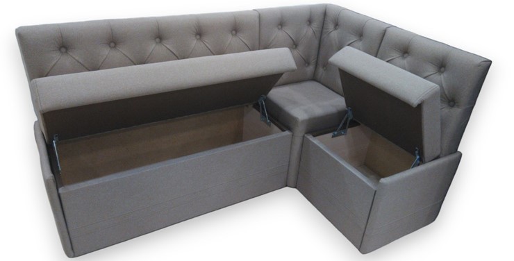 Угловой кухонный диван Квадро 7 мини с коробом во Владикавказе - изображение 2