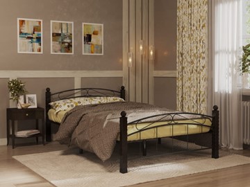 Кровать 2-х спальная Гарда 15, 160х200, черная во Владикавказе