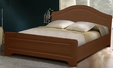 Двуспальная кровать Ивушка-5 2000х1800, цвет Итальянский орех во Владикавказе