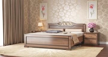 Кровать 1.5-спальная СВ-Стиль Жасмин 140*200 с основанием во Владикавказе