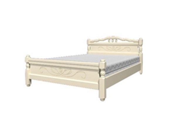 Кровать 1-спальная Карина-6 (Слоновая кость) 90х200 во Владикавказе - изображение