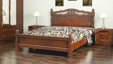 Спальная кровать Карина-15 (Орех) 160х200 во Владикавказе