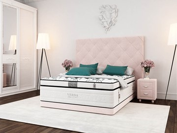 Кровать Style Compact/Basement 180х200, Флок (Велсофт Винтажный розовый) во Владикавказе