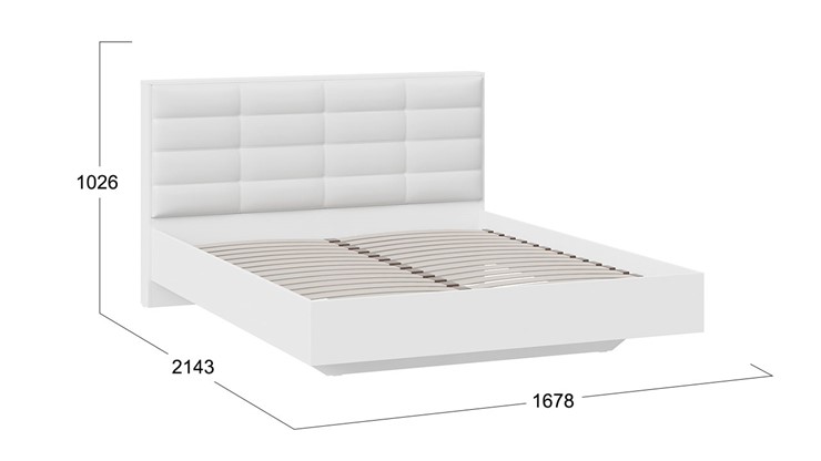 Спальная кровать Агата тип 1 (Белый) во Владикавказе - изображение 2