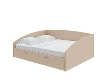 Кровать спальная Bono 160х200, Рогожка (Savana Camel) во Владикавказе