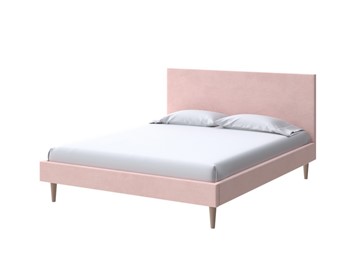 Кровать двуспальная Claro 160х200, Велюр (Ultra Розовый мусс) во Владикавказе