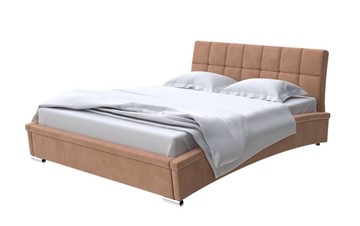Кровать в спальню Corso-1L 200x200, Микровелюр (Manhattan Брауни) во Владикавказе