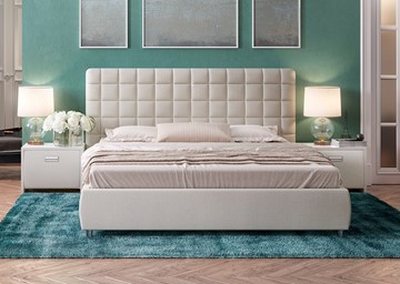 Кровать в спальню Corso-3 140x200, Искусственная шерсть (Лама Лён) во Владикавказе