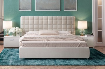 Спальная кровать Corso-3 160х200, Искусственная шерсть (Лама Лён) во Владикавказе