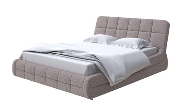Кровать спальная Corso-6 140x200, Рогожка (Levis 25 Светло-коричневый) во Владикавказе - предосмотр