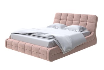 Кровать в спальню Corso-6 200х200, Флок (Бентлей Мокко) во Владикавказе