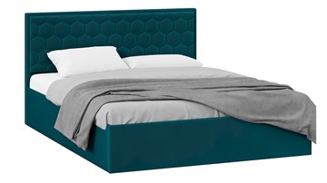 Кровать в спальню с подъемным механизмом Порто (Велюр Confetti Izumrud) без заглушины во Владикавказе