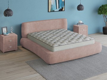 Кровать спальная Zephyr 160х200, (Велсофт Винтажный розовый) во Владикавказе