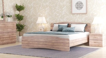 Кровать в спальню Лира, 160х200 с основанием, сонома во Владикавказе