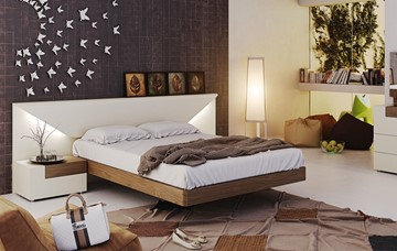 Кровать 1.5-спальная Elena с подсветкой (160x200) во Владикавказе - предосмотр 1