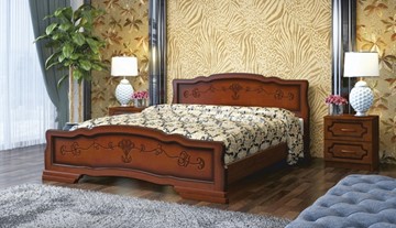 Двуспальная кровать Карина-6 (Орех) 160х200 во Владикавказе